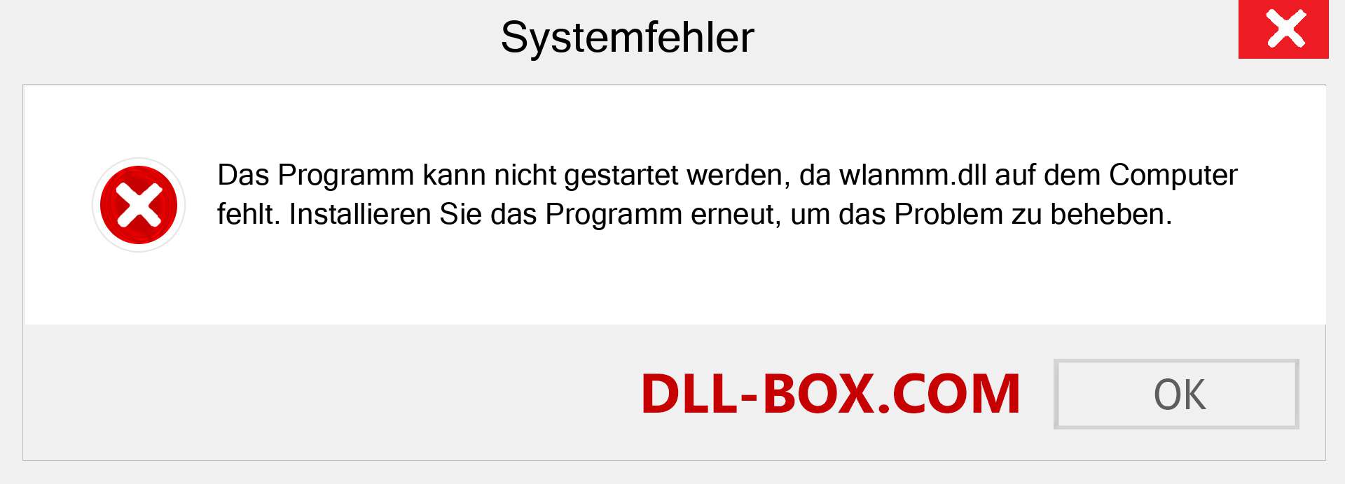 wlanmm.dll-Datei fehlt?. Download für Windows 7, 8, 10 - Fix wlanmm dll Missing Error unter Windows, Fotos, Bildern